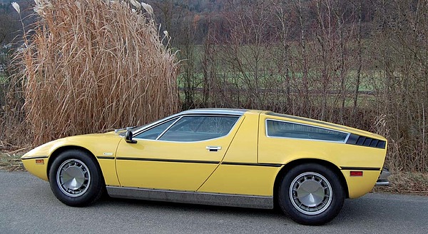 Maserati Bora 4.9 (1973) - angeboten an der DolderClassics-Auktion der Oldtimer Galerie Toffen vom 10. Juni 2012
