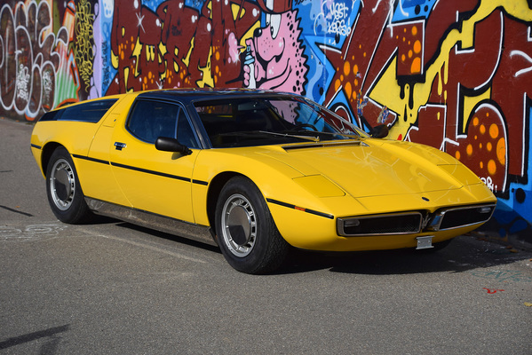 Maserati Bora 4,9 (1973) - gemeldet als Lot 147 an der Versteigerung der Oldtimer Galerie in Gstaad am 29. Dezember 2018