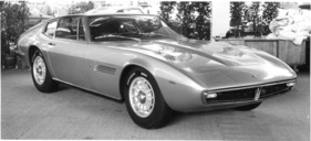 Maserati Ghibli (1967) - Sonderausführung von Ghia auf dem Chassis des Mexico und V8-4,7-Liter-Motor mit 330 PS - Genfer Autosalon 1967