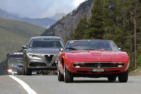 Maserati Ghibli (1969) - Julius Bär Rallye - Passione Engadina 2017 Maserati Ghibli (1969) - Julius Bär Rallye - Passione Engadina 2017