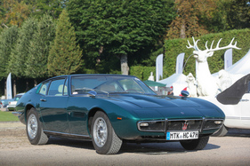 Maserati Ghibli (1969) - mehrfacher Preisträger, eines der besten Designs von Giorgetto Giugiaro - Classic-Gala Schwetzingen 2021
