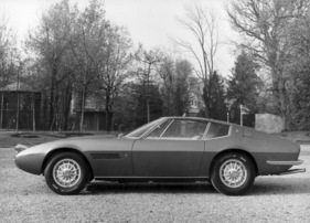 Maserati Ghibli (1971) - Silhouette der Coupé-Variante