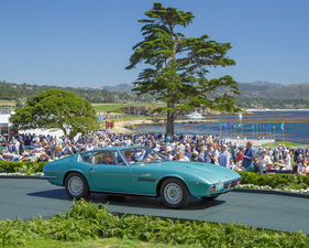 Maserati Ghibli 4.9 SS Ghia Coupé (1972) - 2. Rang in der Klasse P-1 beim Pebble Beach Concours d'Elegance 2024