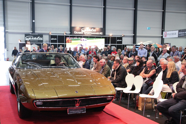 Maserati Ghibli 4700 (1968) - als Lot 36 verteigert an der Auktion der Oldtimer Galerie anlässlich der Swiss Classic World Luzern am 25. Mai 2019
