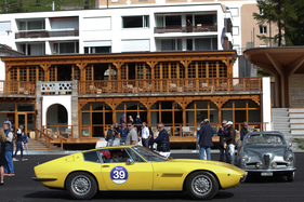 Maserati Ghibli 4900 SS (1970) - Schönheitskonkurrenz am Sonntag - Passione Engadina 2017 Maserati Ghibli 4900 SS (1970) - Schönheitskonkurrenz am Sonntag - Passione Engadina 2017