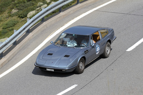 Maserati Indy (1972) - bei der Überquerung des Flüelapasses an der Passione Engadina 2019