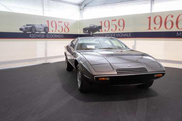 Bild Maserati Khamsin - eine keilförmige Schönheit - Sonderschau an der Passione Engadina 2018 in St. Moritz