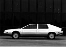 Maserati Medici II (1976) - Silhouette der viersitzigen Limousine von Italdesign - die horizontale Gürtellinie fand man auch am Quattroporte von 1976 wieder