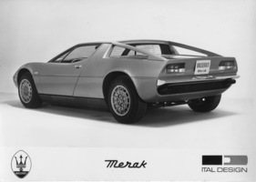 Maserati Merak (1973) - Mittelmotor-Sportwagen mit Rücksitzen - gezeichnet von Giugiaro