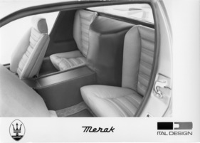 Maserati Merak (1973) - die Sitze im Fond, nicht für Sitzriesen gedacht