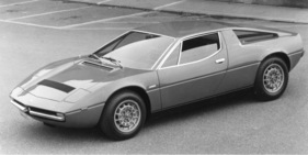 Maserati Merak (1978) - optisch von aussen veränderte sich der Merak in der ganzen Bauzeit kaum