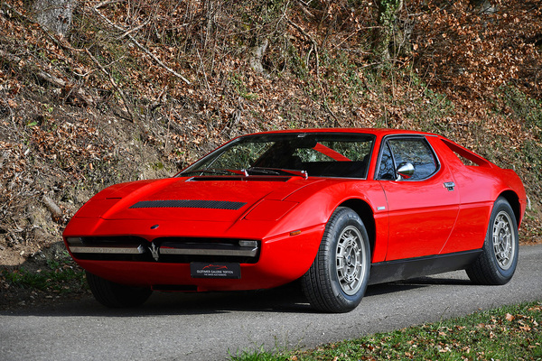 Maserati Merak 3000 SS (1976) - gemeldet als Lot 193 für Versteigerung der Oldtimer Galerie Toffen vom 27. März 2021