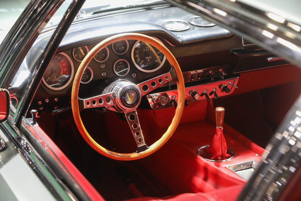 Maserati Mexico Frua (1968) - Interieur von Chassis AM112003 / 112.1.103, auf dem Genfer Salon gezeigt - Rétromobile Paris 2024