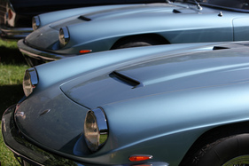 Maserati Mistral (1967) - einmal als Cabriolet und einmal als Coupé in identischer Farbe - 40. Oldtimer-Meeting Baden-Baden 2016