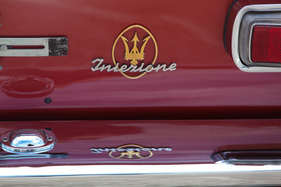 Maserati Mistral 4000 (1964) - nur noch der Schriftzug zeugt von der früher eingebauten Einspritzung - an der Dolder-Versteigerung der Oldtimer Galerie am 11. Juni 2016