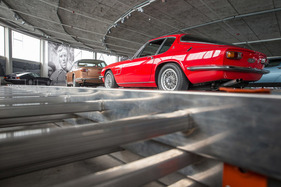 Maserati Mistral 4000 (1966) - rot sieht man ihn selten - Vorbereitung Maserati-Sonderausstellung Pantheon Basel 2017 (1966)