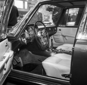 Maserati Quattroporte (1964) - Interieur der schnellsten Limousine der Welt - am Genfer Autosalon 1964