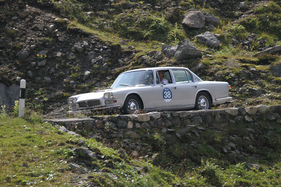 Maserati Quattroporte (1967) - bei der Überquerung des Flüelapasses an der Passione Engadina 2019