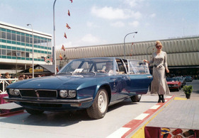 Maserati Quattroporte (1971) - gezeigt an einem Concours in Spanien