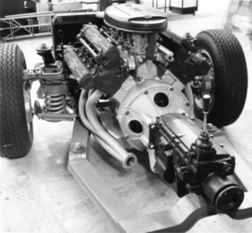 Maserati Quattroporte 4000 (1963) - mit neuem V8-Motor, zu sehen am Turiner Autosalon 1963