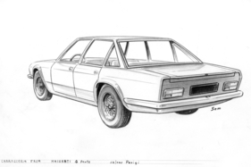 Maserati Quattroporte Frua (1971) - als Quattroporte 'Aga Khan' gebaut, Design von Pietro Frua