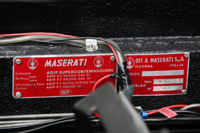 Maserati Quattroporte I (1965) - Chassis-Plakette