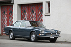 Maserati Quattroporte I (1965) - die breiten Cibié-Scheinwerfer kamen auch beim 5000 GT schon zum Einsatz