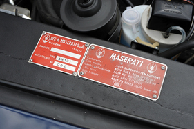Maserati Quattroporte II (1974) - Chassis-Plakette
