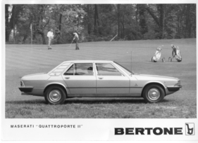 Maserati Quattroporte II (1975) - Gandinis Entwurf weist durchaus Parallelen zu BMW-Modellen auf
