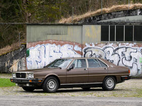 Maserati Quattroporte III (1987) - angeboten als Lot 105 am Bonhams The Bonmont Sale am 4. Juni 2023 Maserati Quattroporte III (1987) - angeboten als Lot 105 am Bonhams The Bonmont Sale am 4. Juni 2023