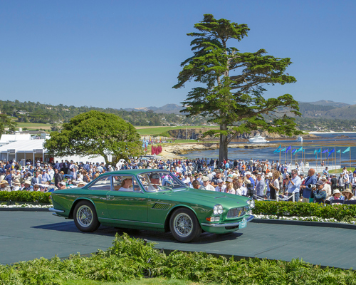Maserati Sebring II Vignale Coupé (1965) - 3. Rang in der Klasse P-1 beim Pebble Beach Concours d'Elegance 2024