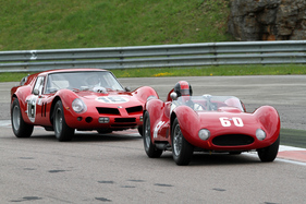 Maserati T60 Birdcage 1960 am Grand Prix de l'Age d'Or 2016 in der Kategorie "Trofeo Nastro Rosso"