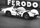 Maserati Tipo 61 "Birdcage" (1960) - Lloyd 'Lucky' Casner erreichte das Ziel in Le Mans im Jahr 1960 nicht
