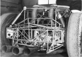 Maserati Tipo 64 (1962) - Blick auf das Chassis