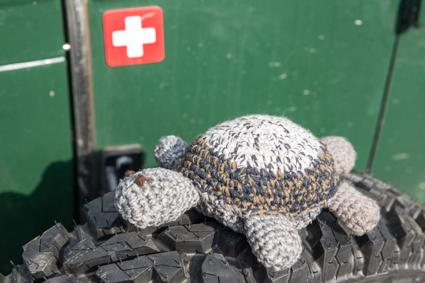 Maskottchen - Ankunft in Luzern - Peking to Paris Motor Challenge 2025