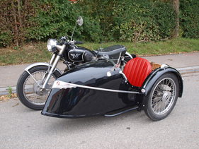 Matchless G80 Gespann (1954) - angeboten an der Versteigerung der Oldtimer Galerie anlässlich der Dolder Classics am 7. Juni 2014