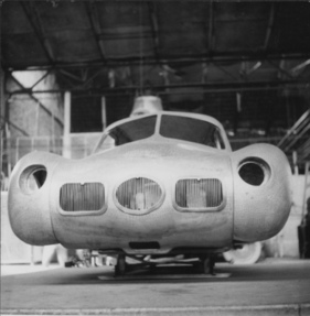 Mathis VEL 337 (1945) - eine unfertige Alu-Karosserie Mathis VEL 337 (1945) - eine unfertige Alu-Karosserie