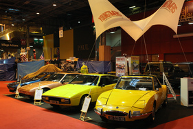 Matra 530 LX (1972) - zusammen mit seinen Nachfolgern Bagheera und Murena - Rétromobile 2015