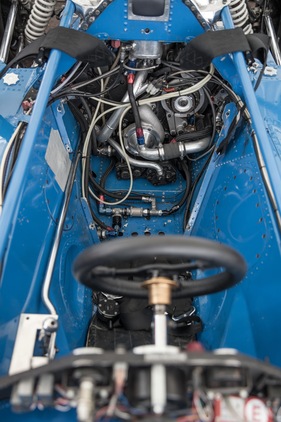 Matra MS 120C (1972) - aha, das verbirgt sich also normalerweise unsichtbar hinter dem Fahrer - Grand Prix Historique de Monaco 2014