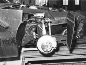 Matra-Simca Bagheera (1974) - montierte Vorderachse