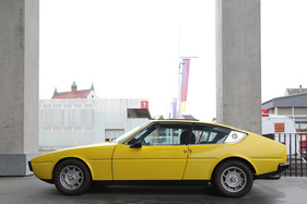 Matra-Simca Bagheera (1975) - ganz in Gelb und mit Faltdach - Oldtimermesse St. Gallen 2018