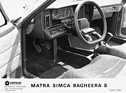 Matra-Simca Bagheera S (1976) - Lenkrad und Amaturenbrett der Serie 2