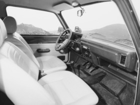 Matra Simca Rancho (1977) - Blick ins Interieur bei der Pressevorstellung