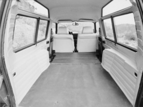 Matra Simca Rancho (1977) - grosser Laderaum bei heruntergeklappten Sitzen