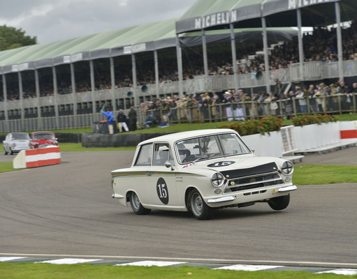 Bild: Matt Neal und Gordon Shedden teilen sich einen Ford Lotus Cortina im St Mary's Trophy