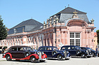 Maybach SW 38 (1938) - Spohn Cabriolet neben anderen Maybach-Fahrzeugen anlässlich der 100-Jahre-Sonderschau - Classic-Gala Schwetzingen 2021