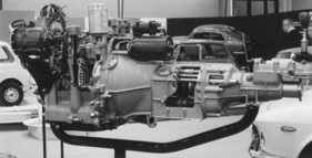 Mazda 110 S (1968) - Motor und Getriebe