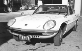 Mazda 110 S (1968) - der Cosmo als Autogrammkarte