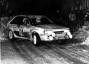 Mazda 323 - Mazda quer bei der Rallye Monte Carlo 1986