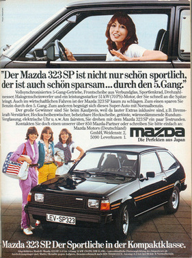 Mazda 323 SP (1980) - Werbung - der Sportliche in der Kompaktlasse